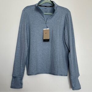 Women's Nike Swift Element UV Protection 1/4 Zip Running Top Size Large